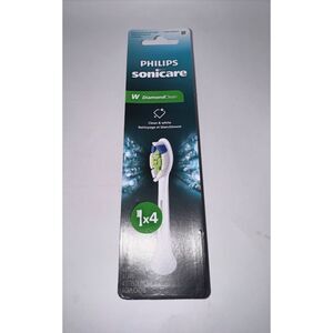 Philips Sonicare W Diamond-Clean Replacement Brush Heads 4-Pack  New Sealed
